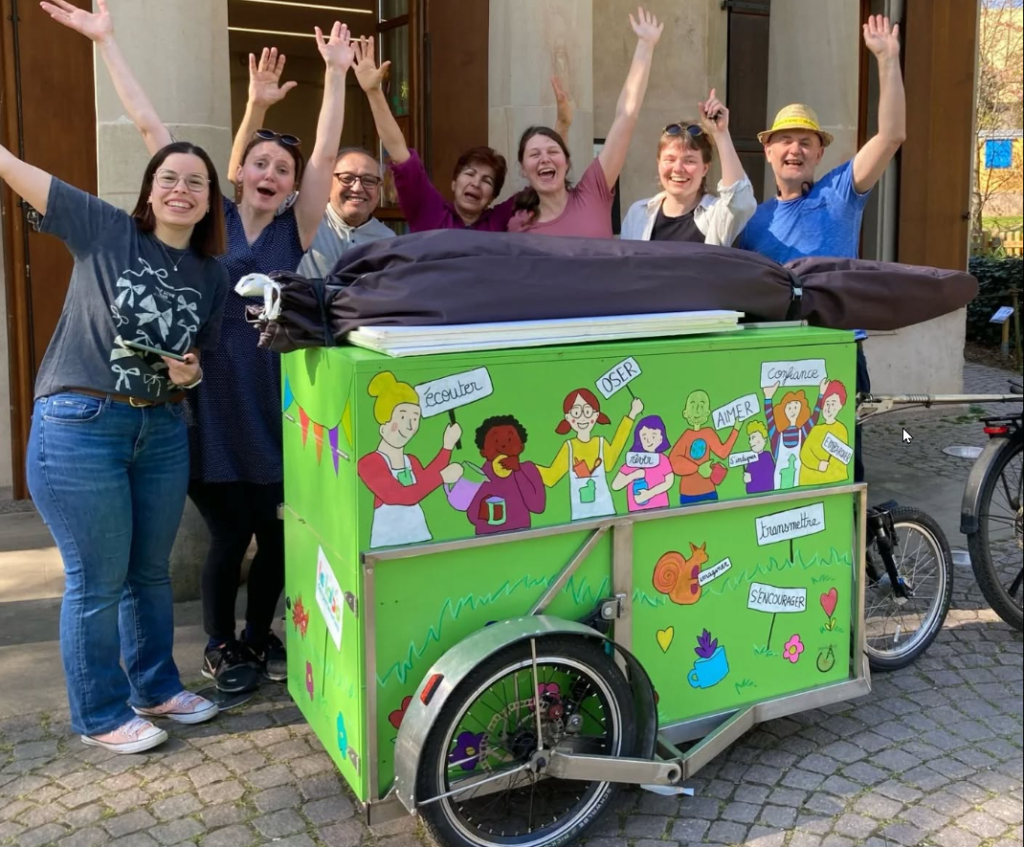 La tour merveilleuse du Schloessel inaugure leur remorque à café conviviale !